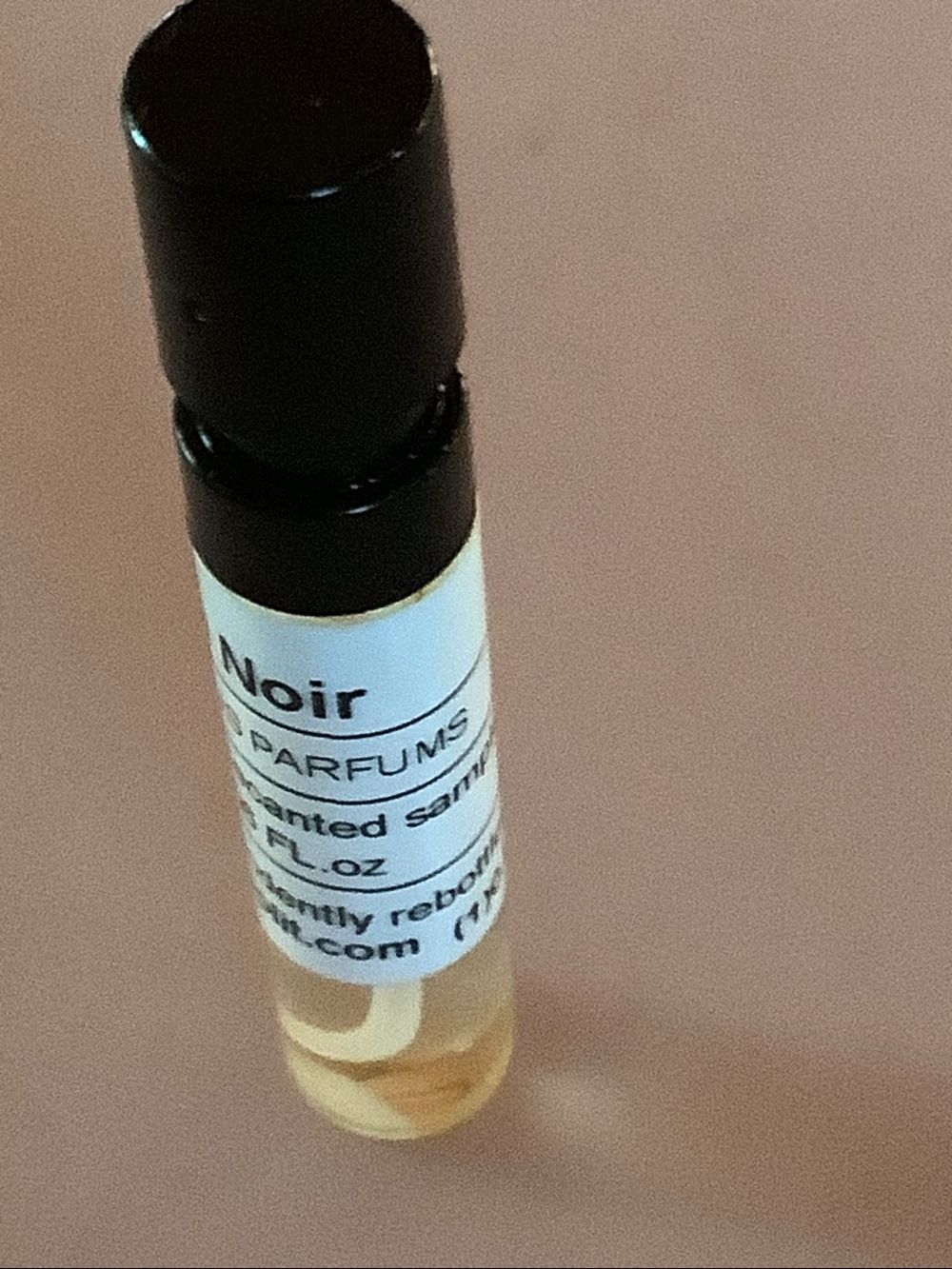 Elan Noir Perfume sample  extract Elan Noir intense sample perfume
